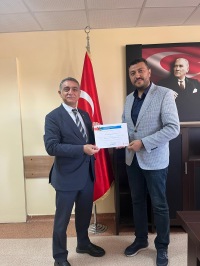 Rektör Karahocagil’den Kaman Meslek Yüksekokulu Müdürlüğüne atanan Dr. Öğr. Üyesi Gazi Polat’a Hayırlı Olsun Ziyareti