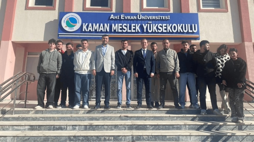 Kaman Kaymakamı Sayın Engin TOK'un Meslek Yüksekokulumuzu Ziyareti