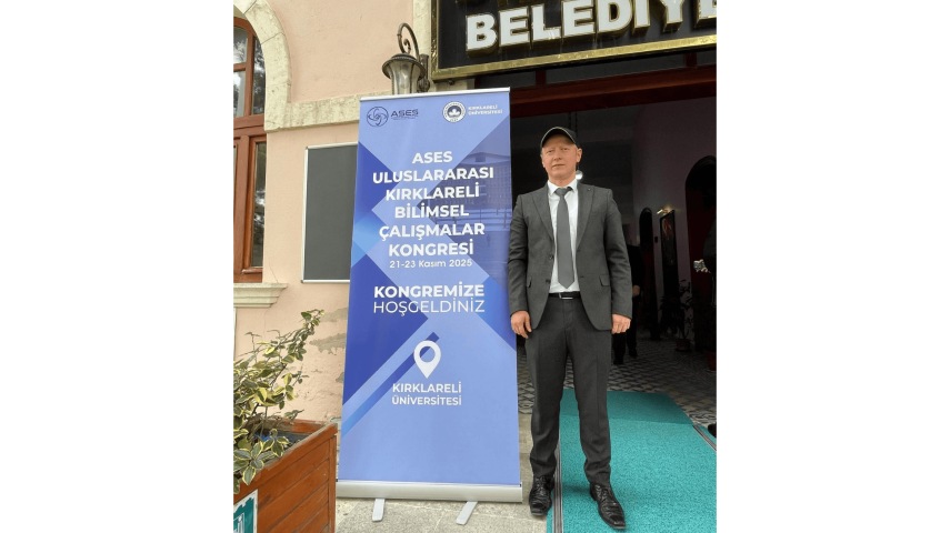 Doktor Öğretim Üyemiz Uluslararası Kongreye Katıldı