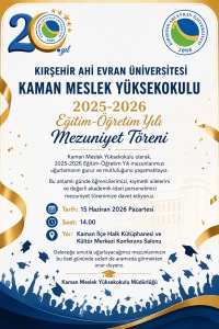 2025-2026 Mezuniyet Töreni
