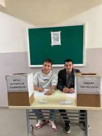 İnşaat Bölümünde “Öğrenci Kalite Elçisi” seçimi yapıldı.